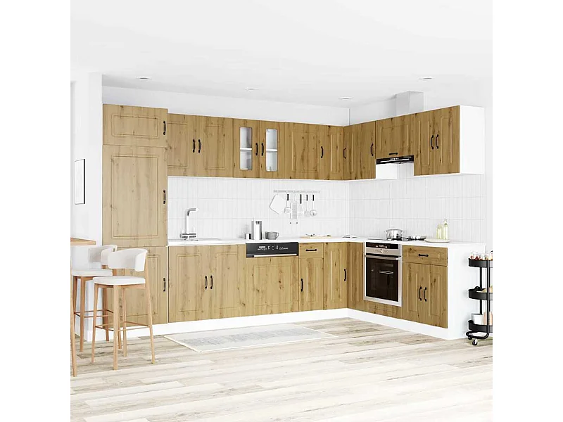 Küchenschrank mit Tür Kalmar Artisan-Eiche 80 x 46 x 81.5 cm