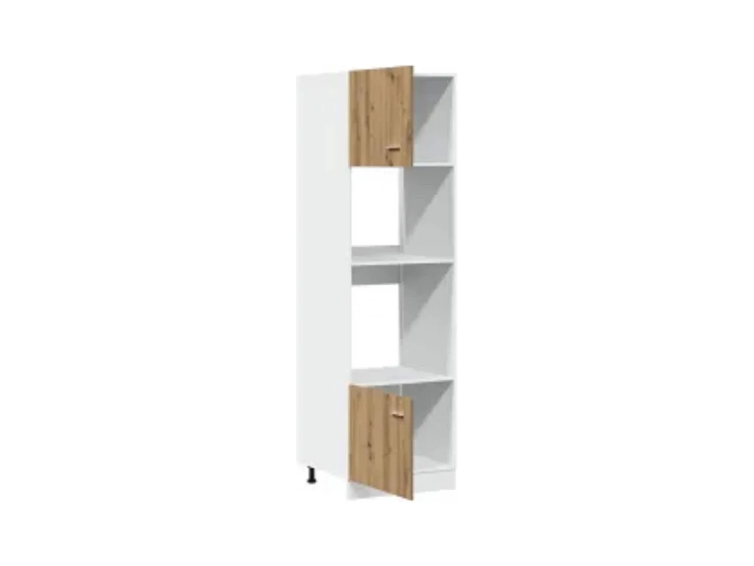 Mikrowellenschrank Lyon Artisan-Eiche 60x57x207 cm Holzwerkstoff