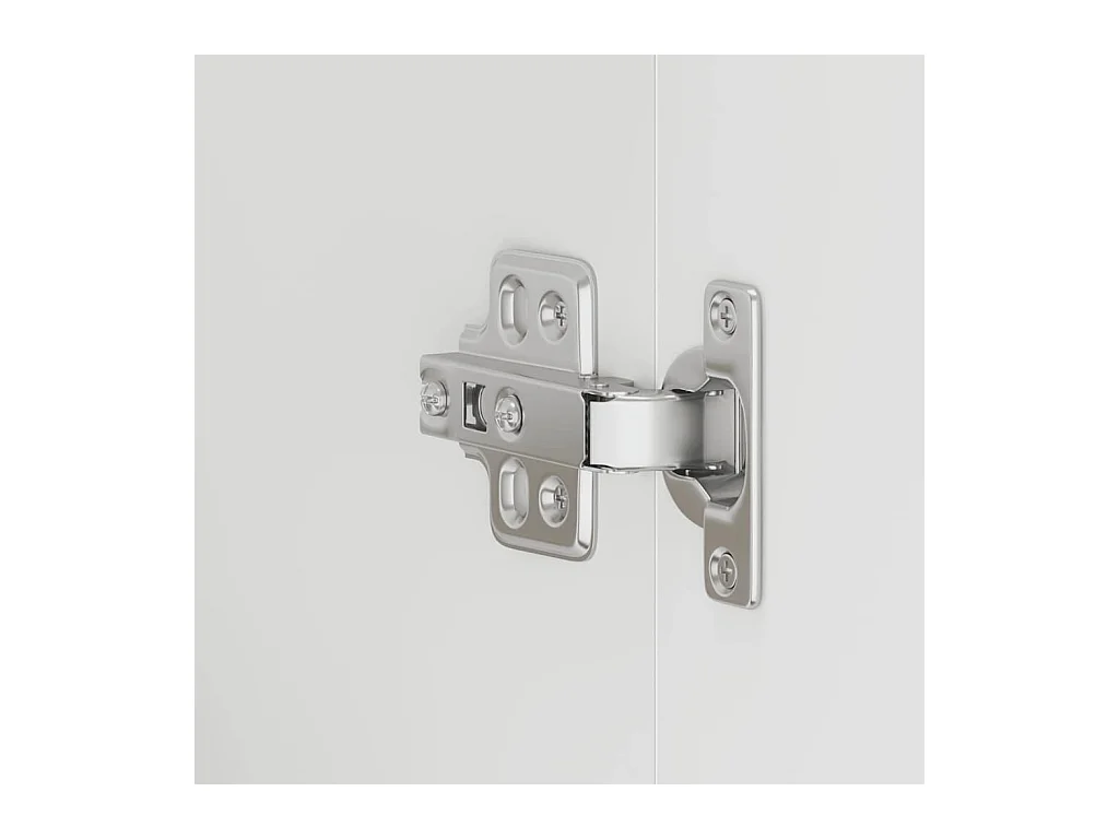 Küchen-Hängeschrank Porto Hochglanz-Weiß Holzwerkstoff