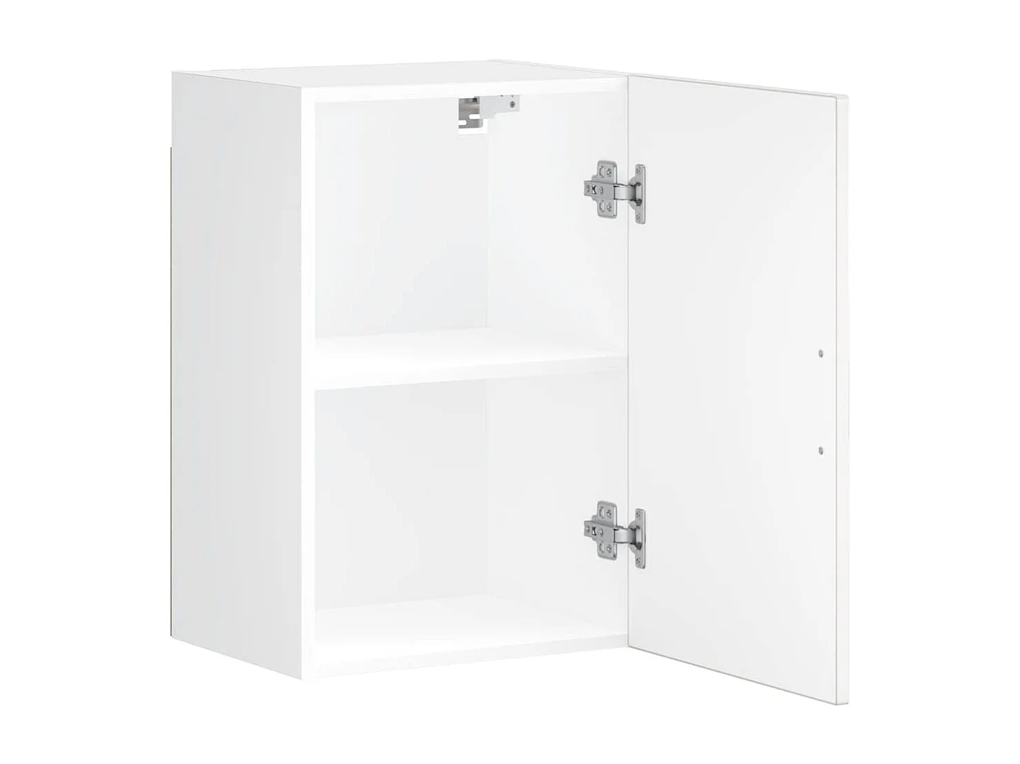 Armoire murale de cuisine Porto blanc brillant bois ingénierie