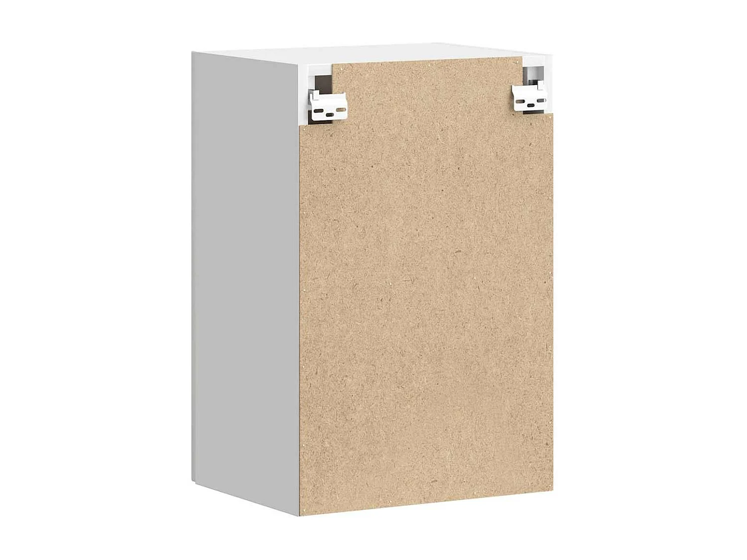 Armoire murale de cuisine Porto blanc brillant bois ingénierie