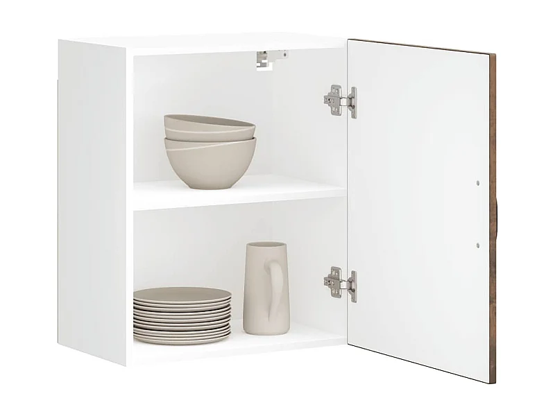 Keukenbovenkast Lucca bewerkt hout gerookt eikenkleurig