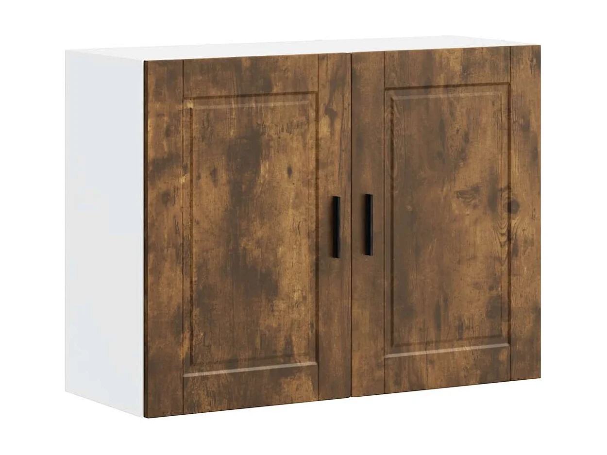 Armoire murale de cuisine Porto chêne fumé bois d'ingénierie