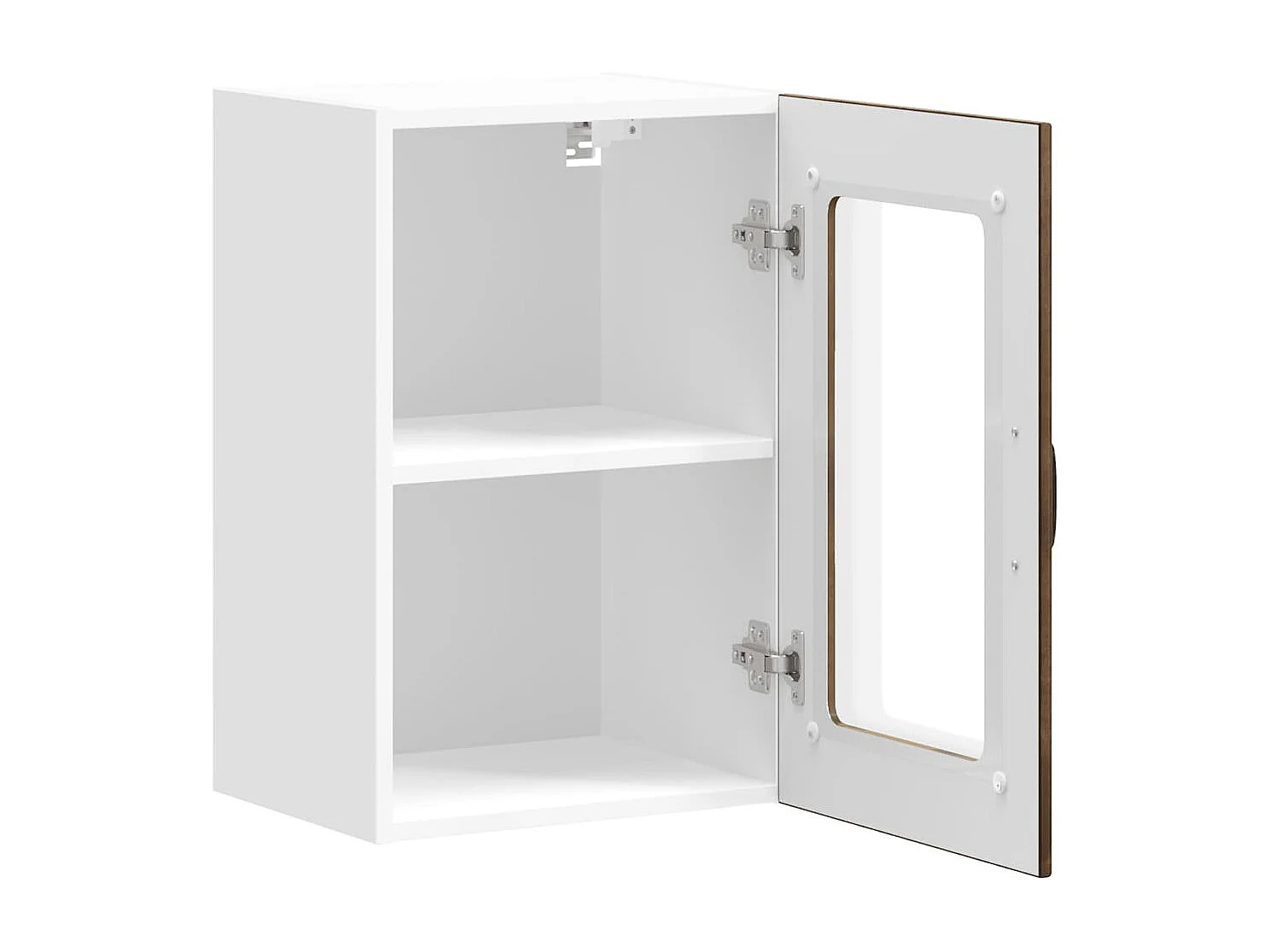 Küchen-Hängeschrank mit Glastür Lucca Räuchereiche
