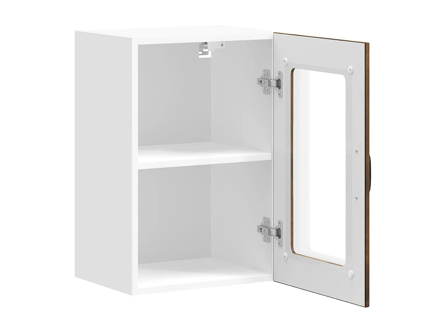 Küchen-Hängeschrank mit Glastür Lucca Räuchereiche