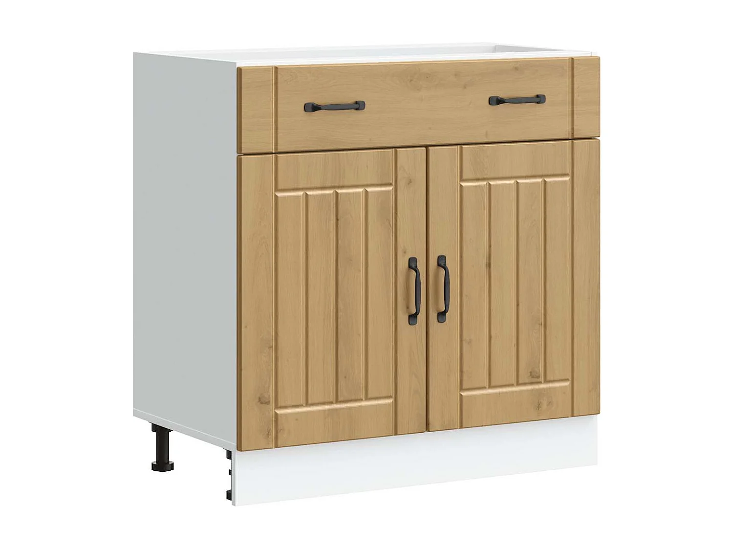 Armoire de cuisine Lucca chêne artisanal bois ingénierie