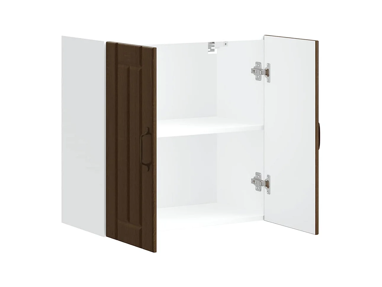 Armoire murale de cuisine Lucca chêne marron bois ingénierie