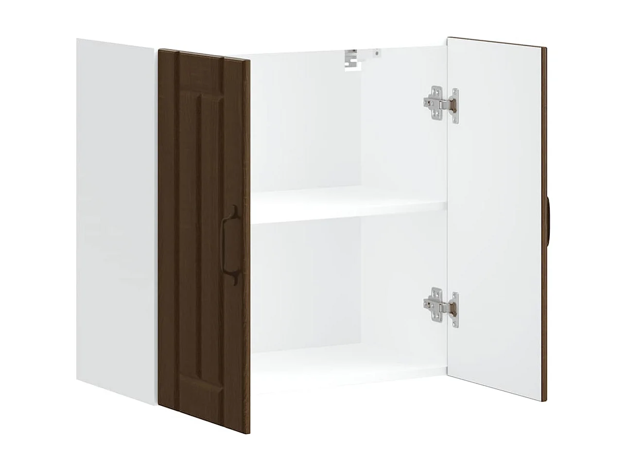 Armoire murale de cuisine Lucca chêne marron bois ingénierie