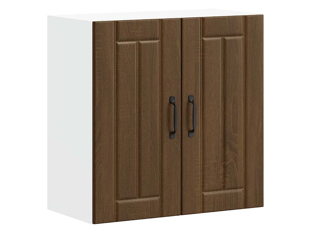 Armoire murale de cuisine Lucca chêne marron bois ingénierie