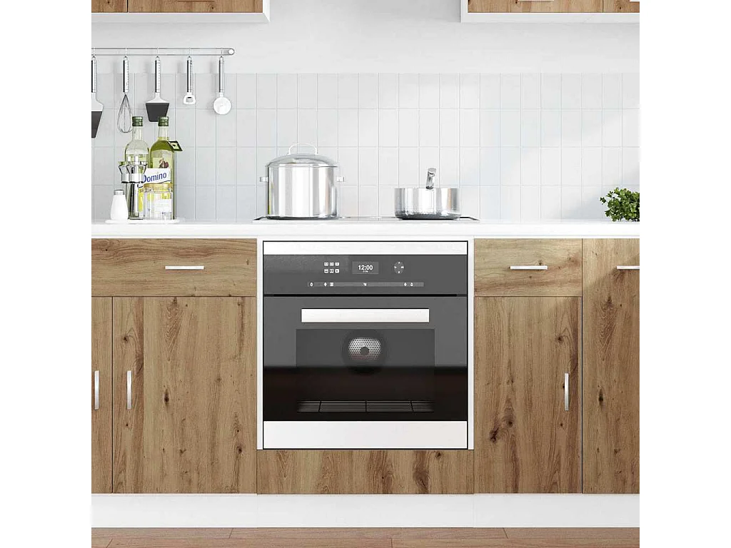 Armoire suspendue Riga Chêne artisanal 60 x 46 x 81,5 cm