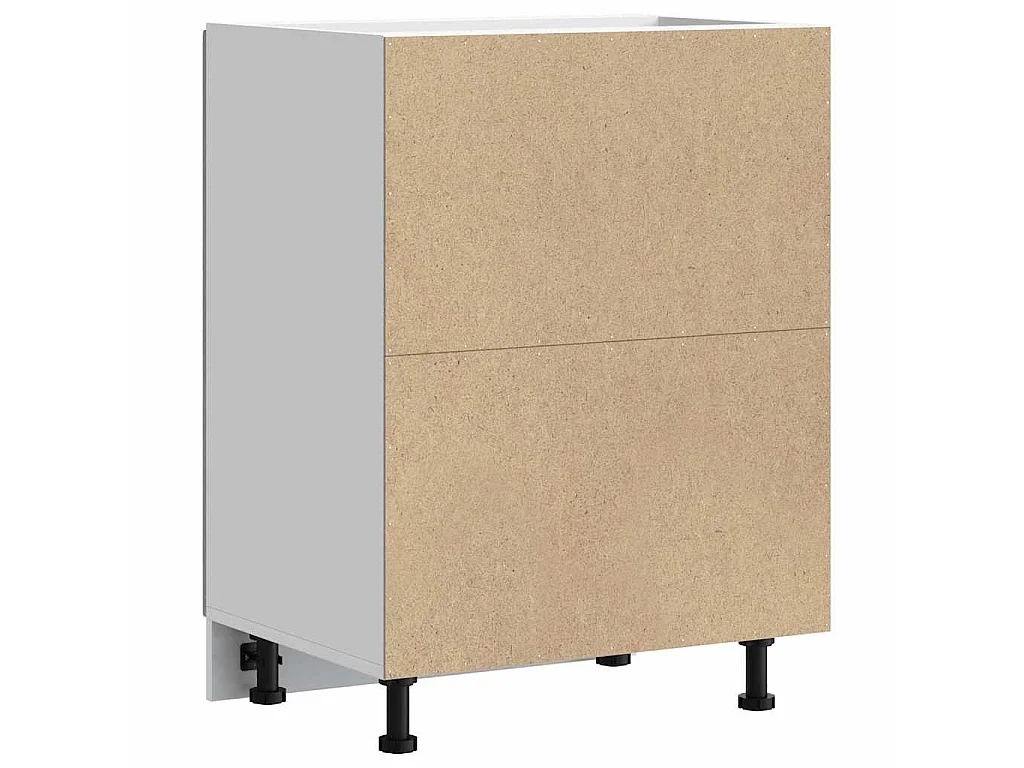 Meuble de base de lavabo Lucca sonoma gris bois d'ingénierie