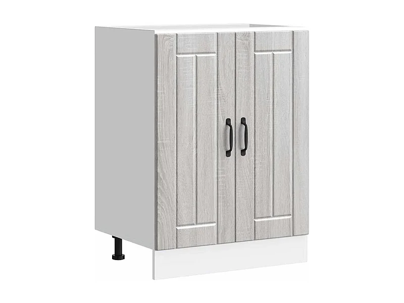 Spülenunterschrank Lucca Grau Sonoma Holzwerkstoff