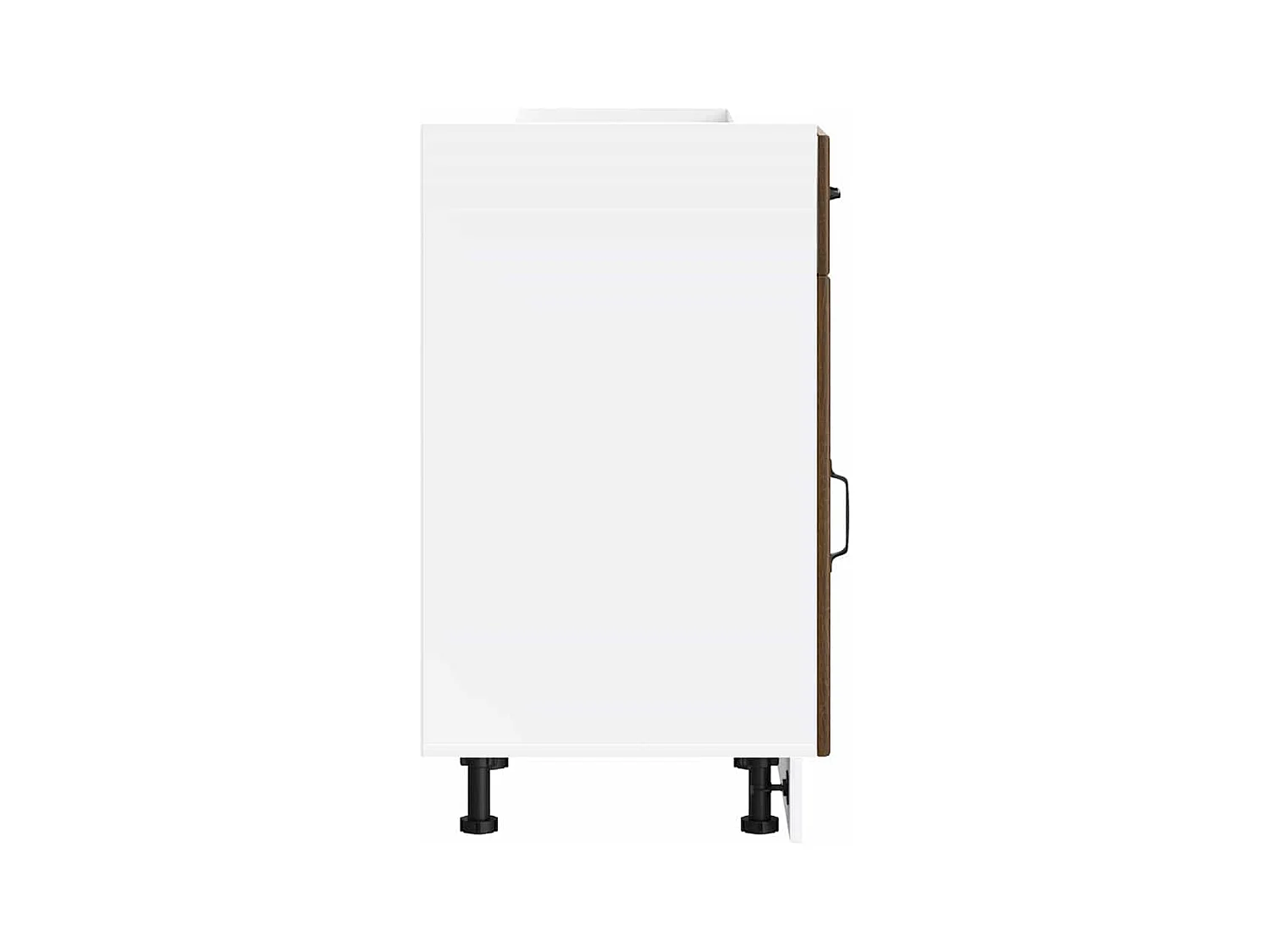 Küchen-Unterschrank Lucca Braun Eichen-Optik Holzwerkstoff