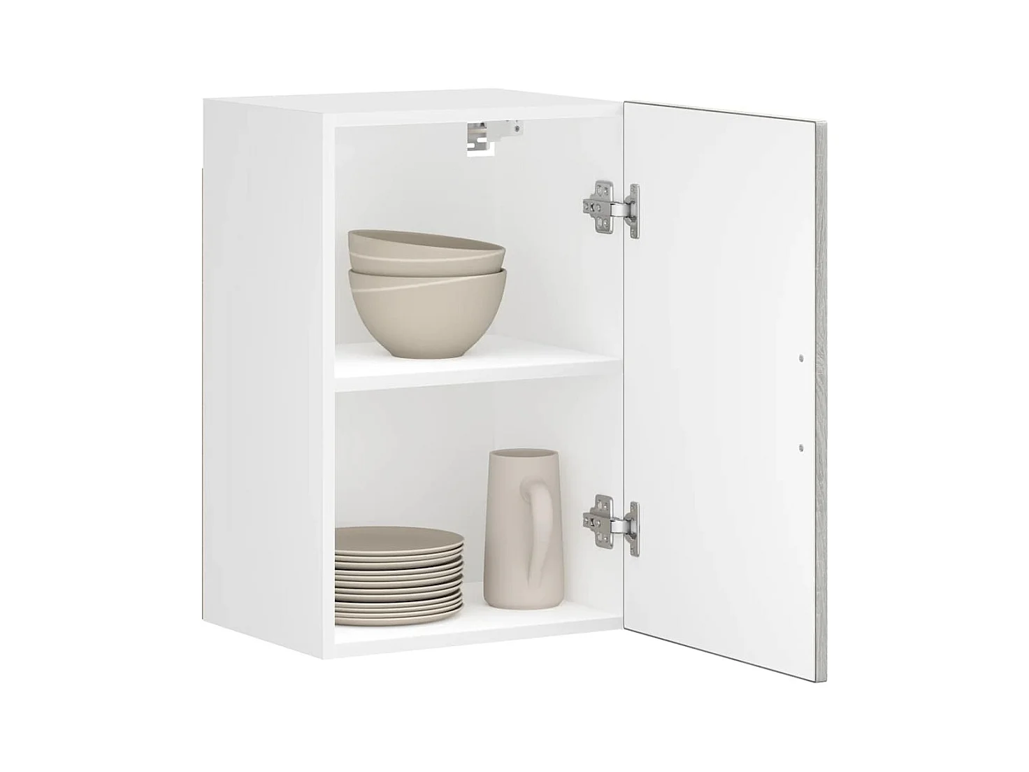 Armoire murale de cuisine Porto sonoma gris bois d'ingénierie