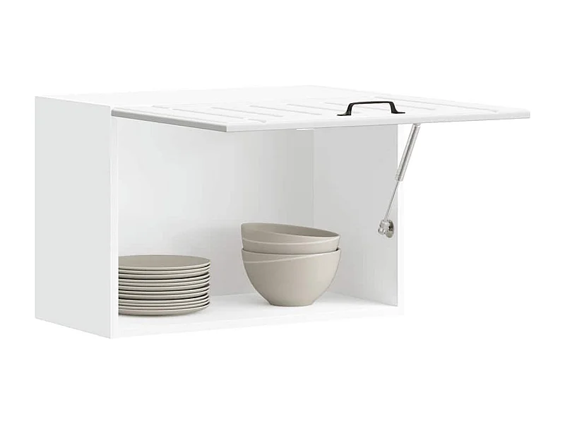 Keukenwandkast Lucca bewerkt hout wit