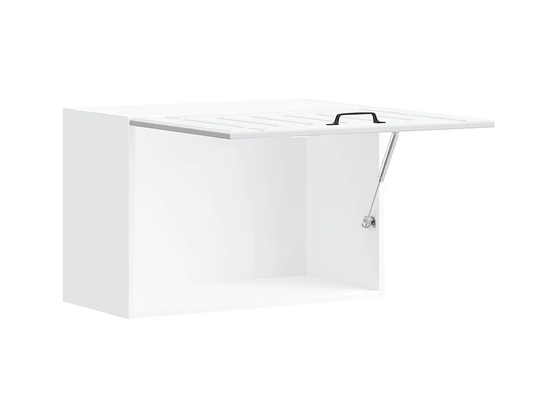 Keukenwandkast Lucca bewerkt hout wit