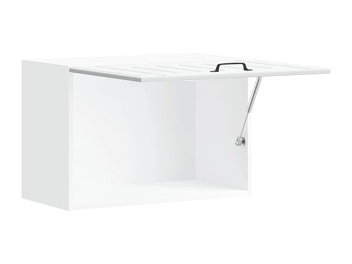 Armário de parede da cozinha Lucca derivados de madeira branco