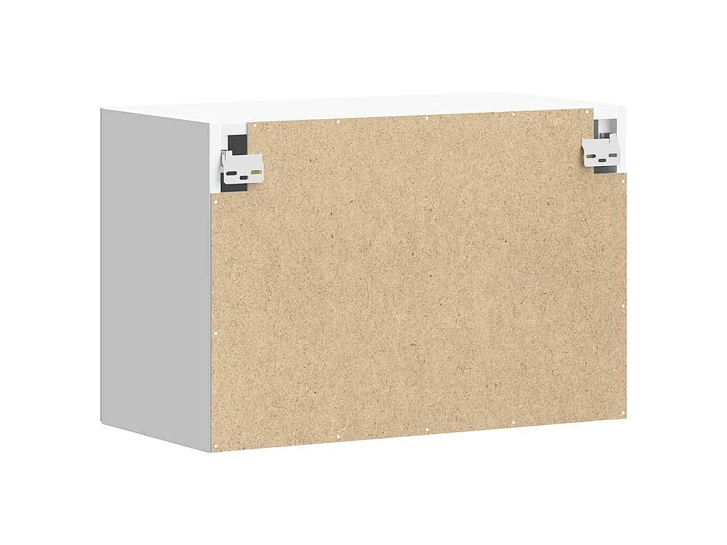 Armoire murale de cuisine Lucca blanc bois d'ingénierie