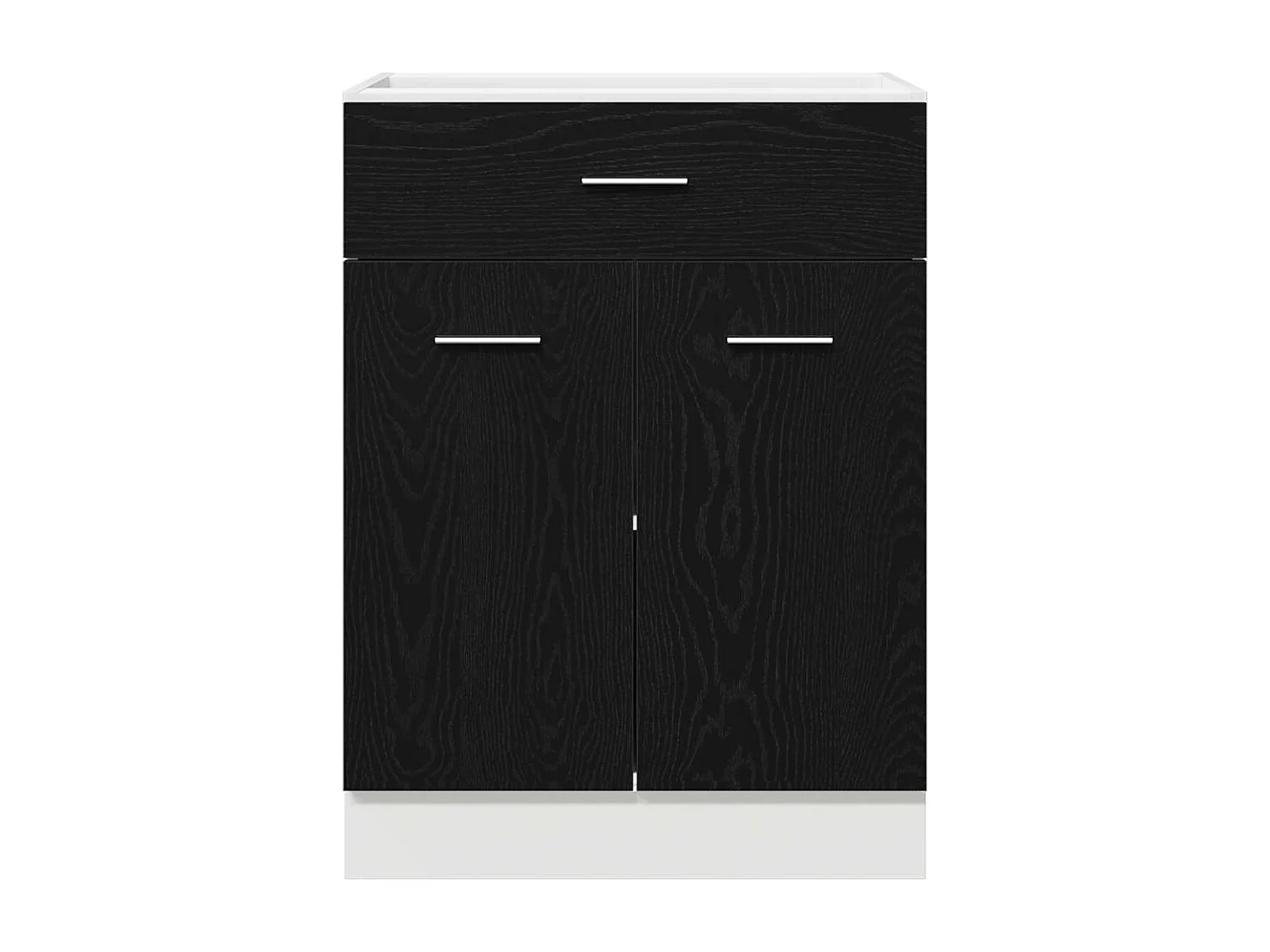 Armoire suspendue avec tiroir Chêne noir 60 x 46 x 81,5 cm