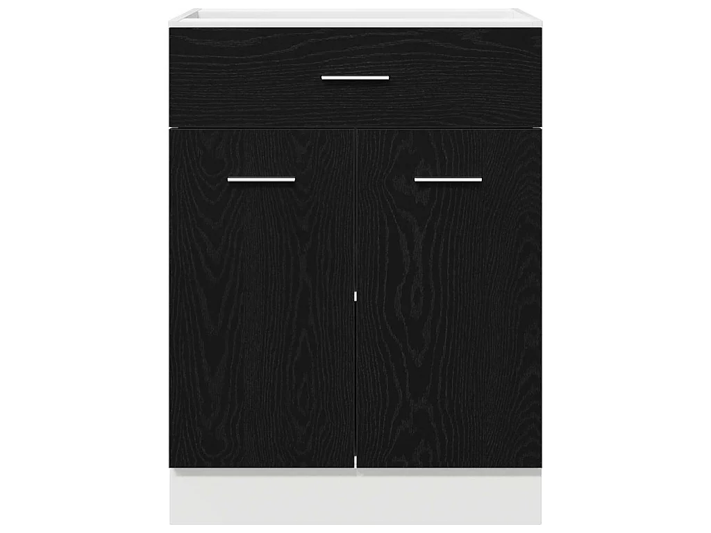 Armário suspenso Carvalho Preto 60 x 46 x 81,5 cm