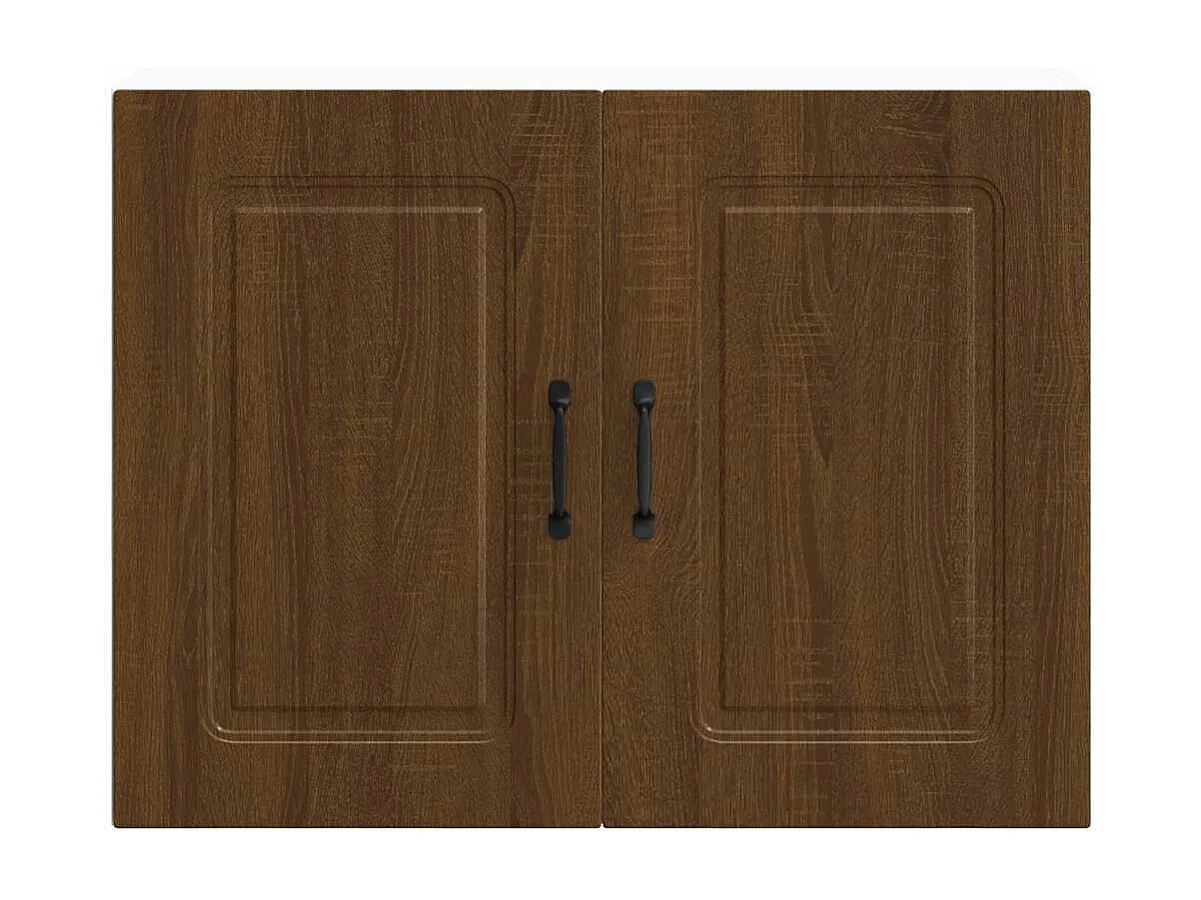 Armoire murale de cuisine Kalmar chêne marron bois d'ingénierie