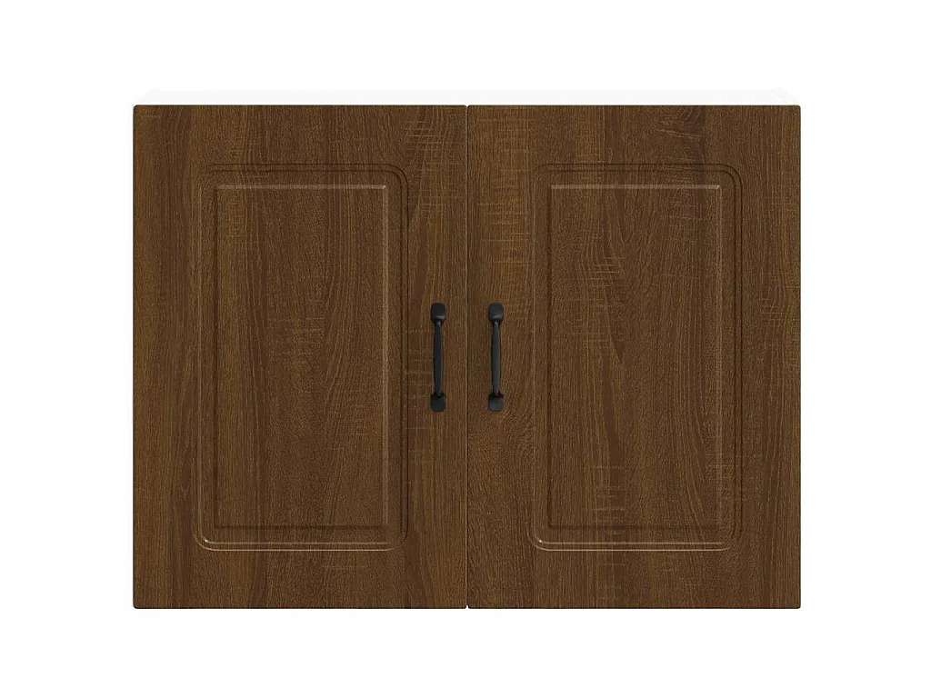 Armoire murale de cuisine Kalmar chêne marron bois d'ingénierie
