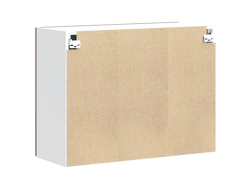 Armoire murale de cuisine Kalmar chêne marron bois d'ingénierie