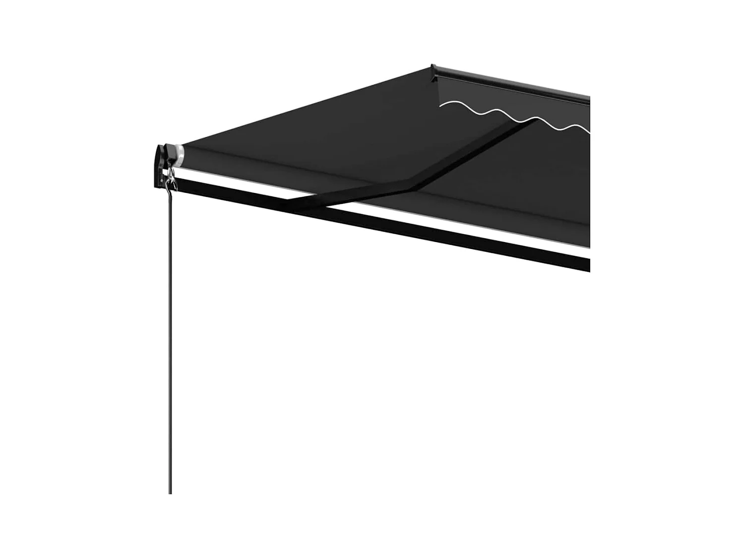 Auvent manuel rétractable 450x350 cm Anthracite