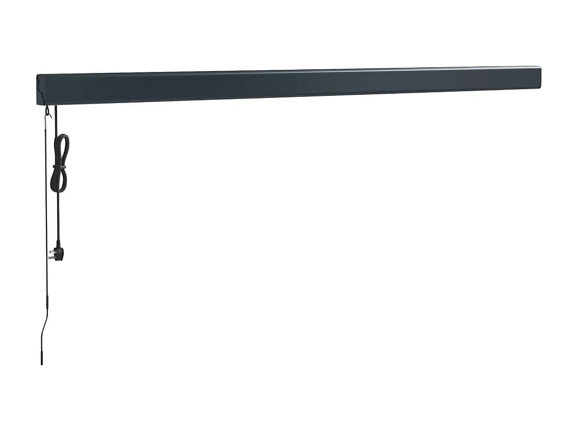 Toldo Retrátil 4,5x3m em Tecido de Poliéster e Estrutura de Alumínio Laranja e Castanho