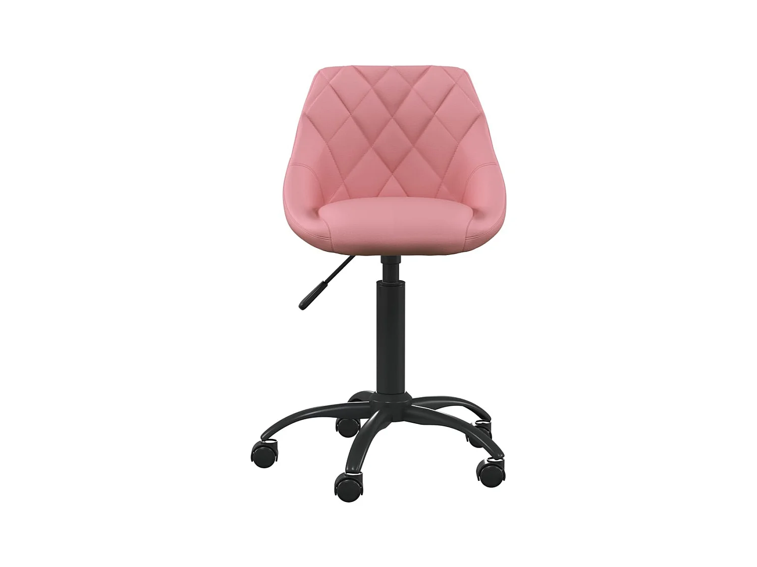 Cadeira de escritório veludo rosa