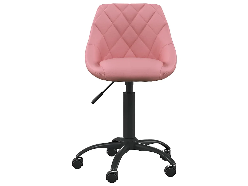 Chaise de bureau Rose Velours