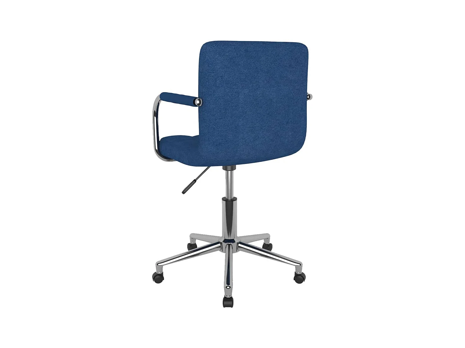 Chaise pivotante de bureau Bleu Tissu