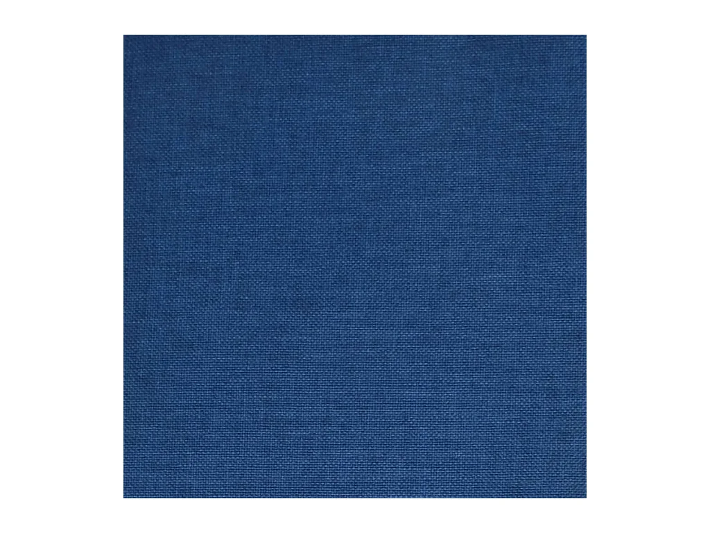 Chaise pivotante de bureau Bleu Tissu