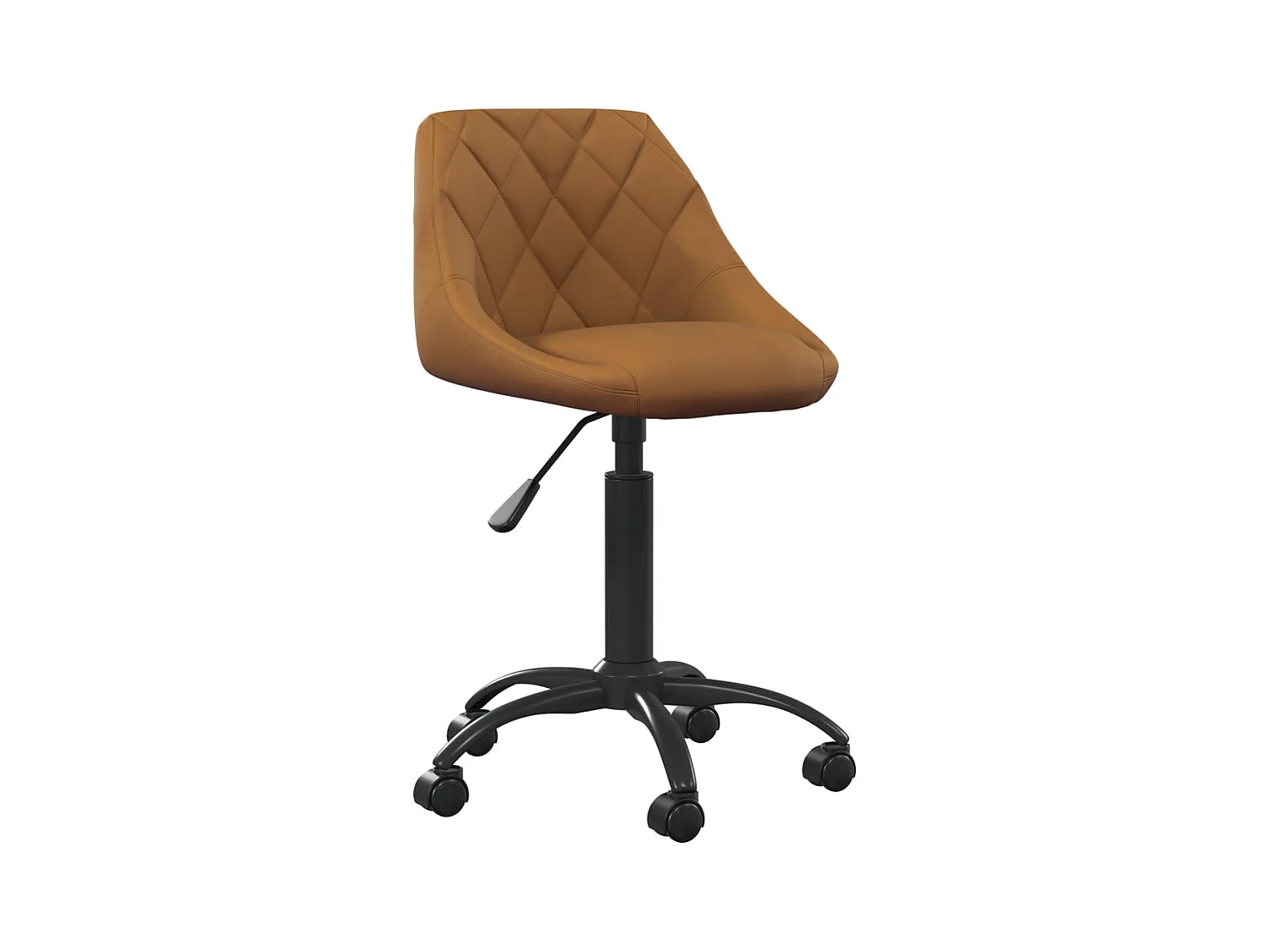Chaise de bureau Marron Velours