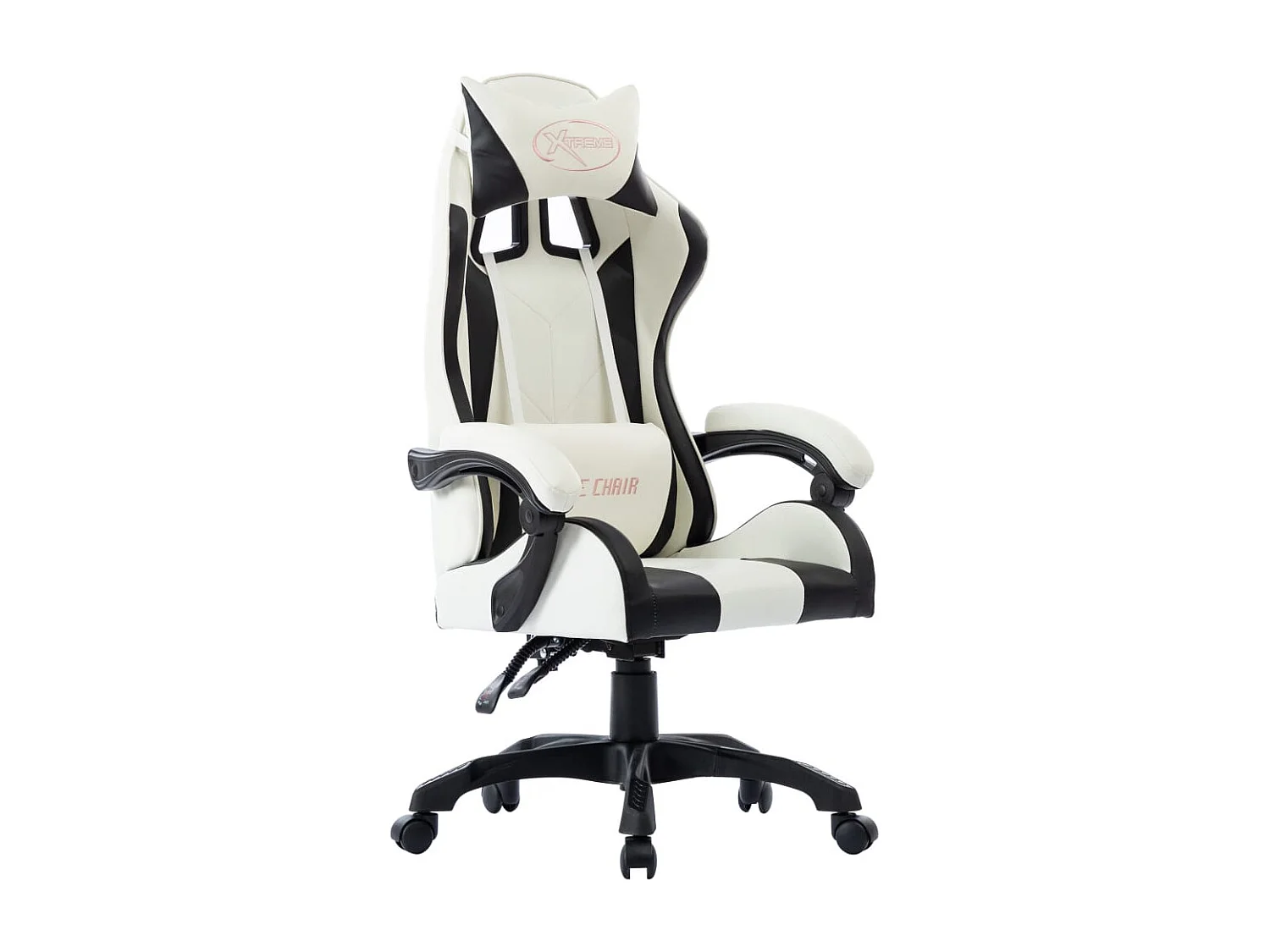 Fauteuil de jeux vidéo Blanc Similicuir