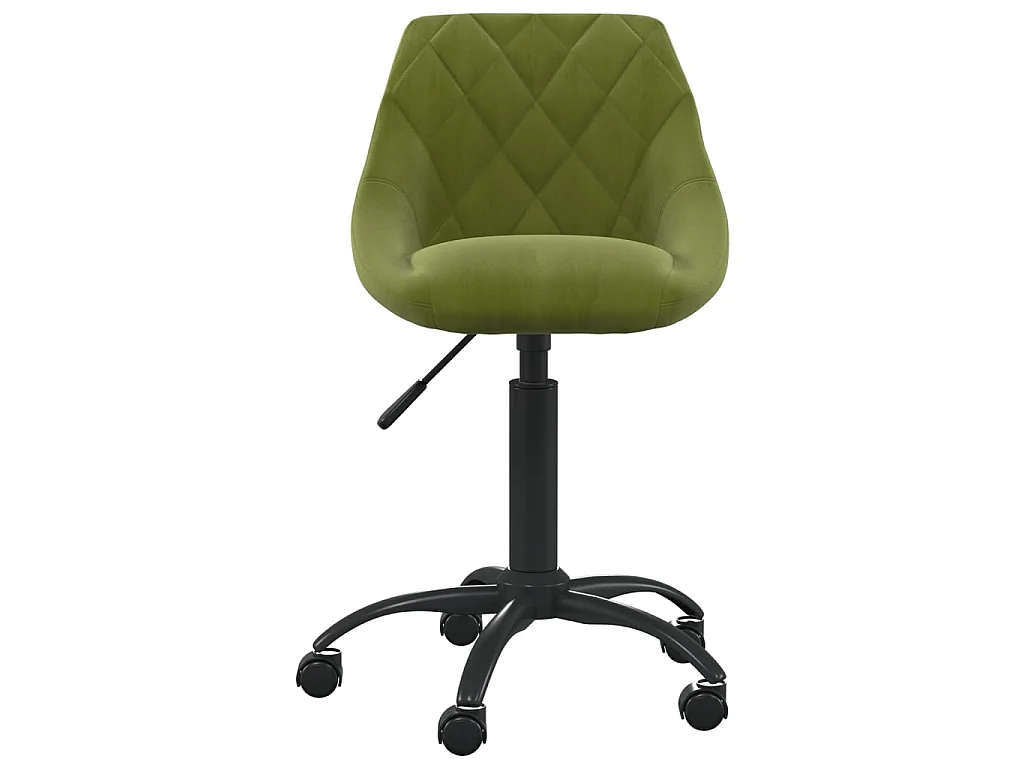 Chaise de bureau Vert clair Velours