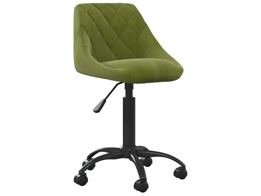 Chaise de bureau Vert clair Velours