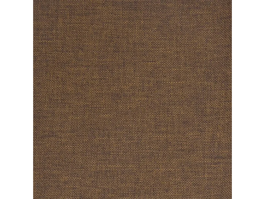 Chaise pivotante de bureau Marron Tissu