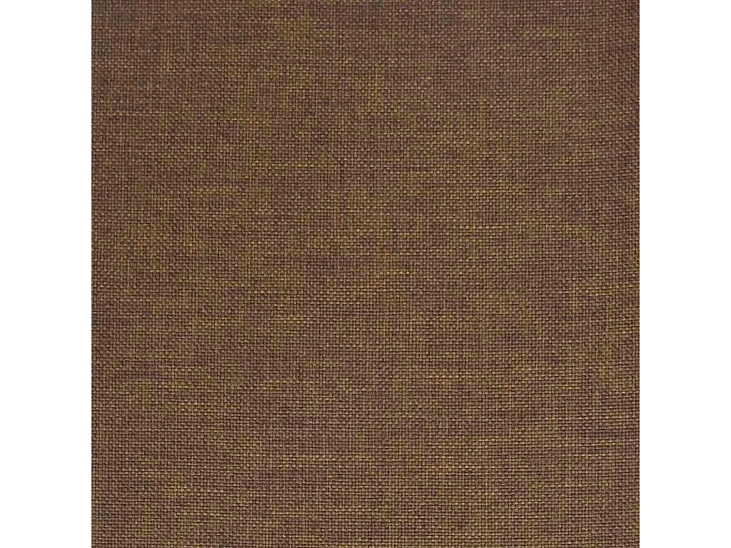 Chaise pivotante de bureau Marron Tissu