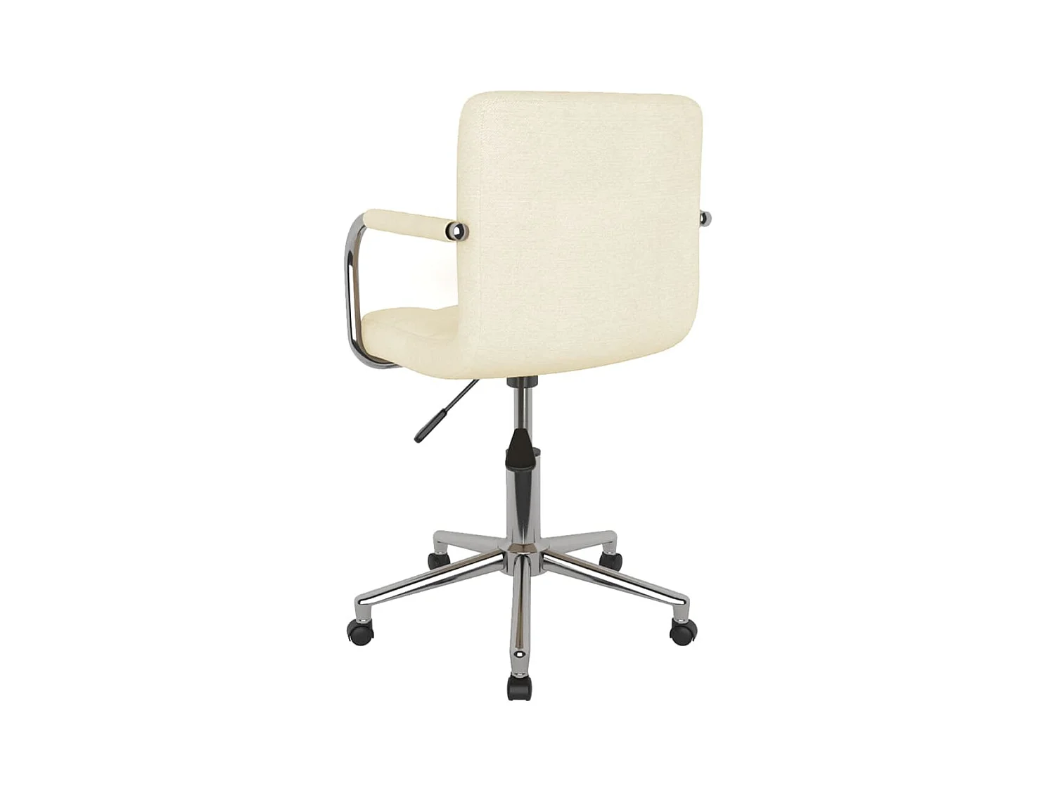 Sedia Girevole da Ufficio Crema in Tessuto