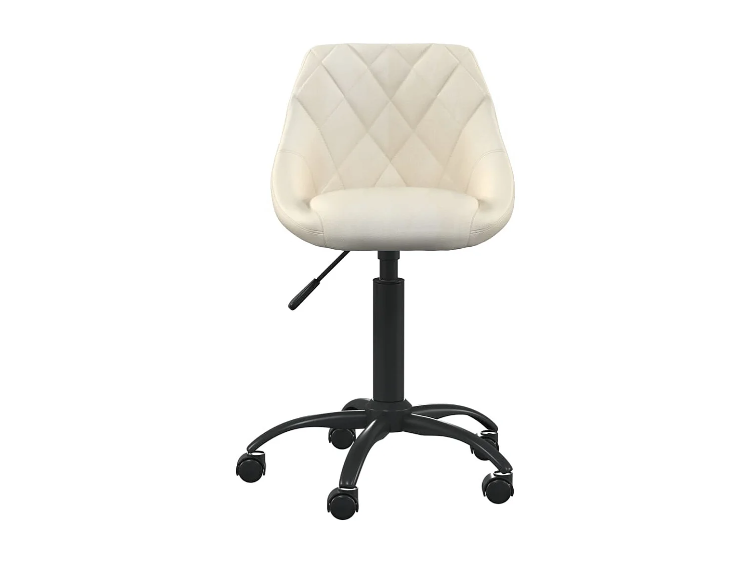 Bürostuhl Creme Samt