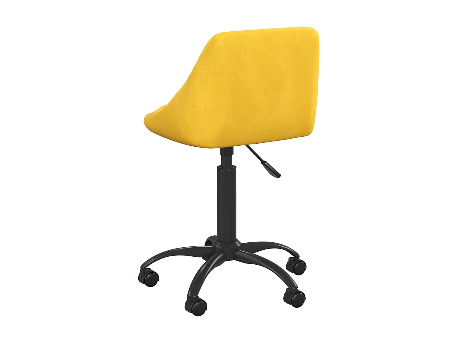 Chaise de bureau Jaune moutarde Velours