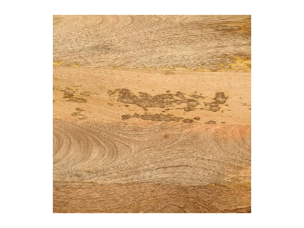 Scrivania con Cassetti 105x55x70 cm Legno Massello Mango Ferro