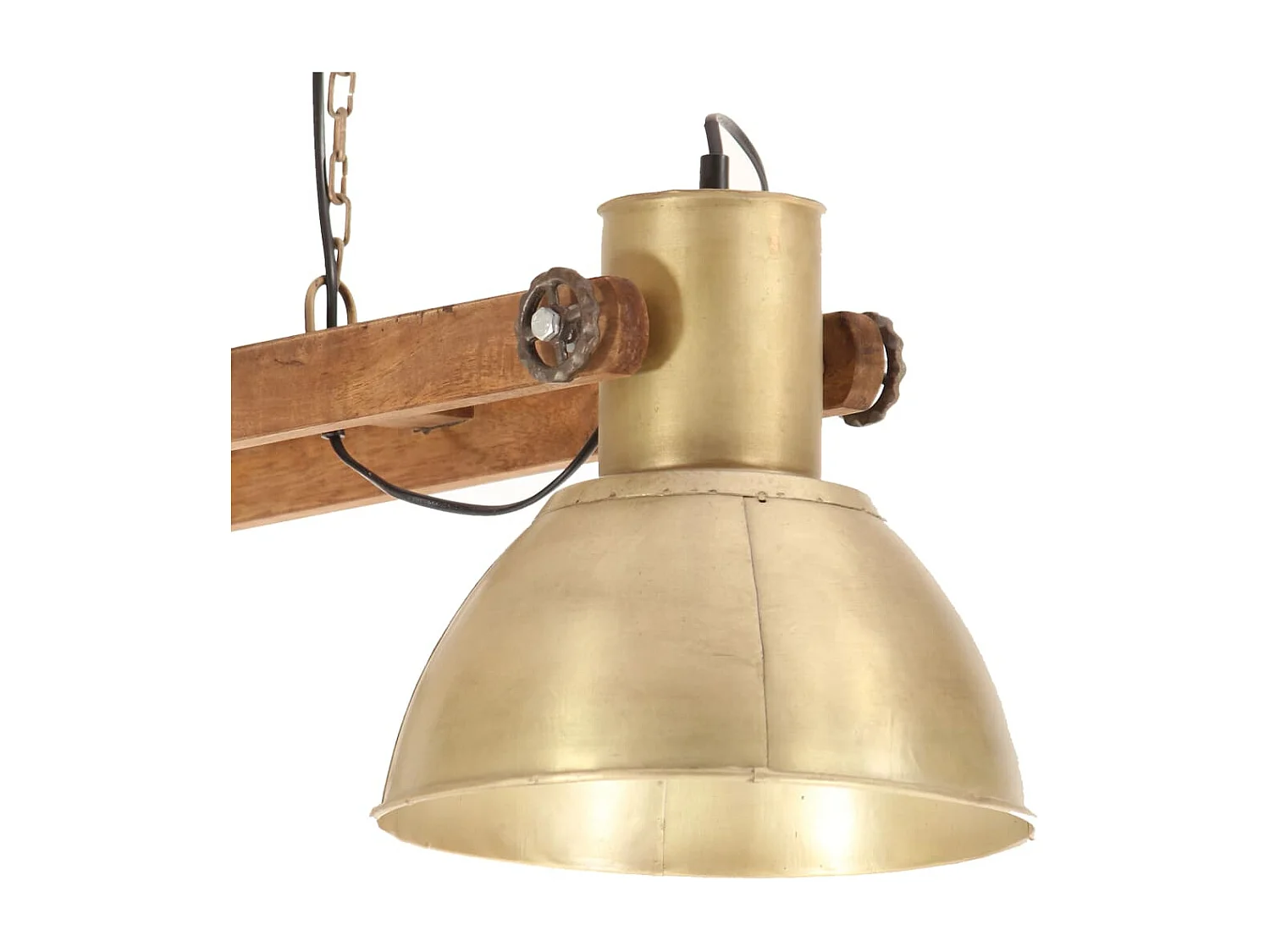 Hängelampe Industriestil 25 W Messing 109 cm E27