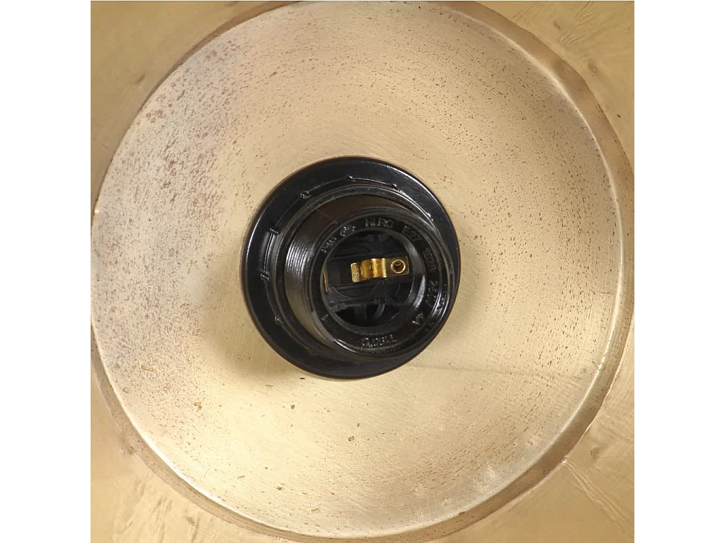 Lámpara colgante industrial 25 W latón 109 cm E27