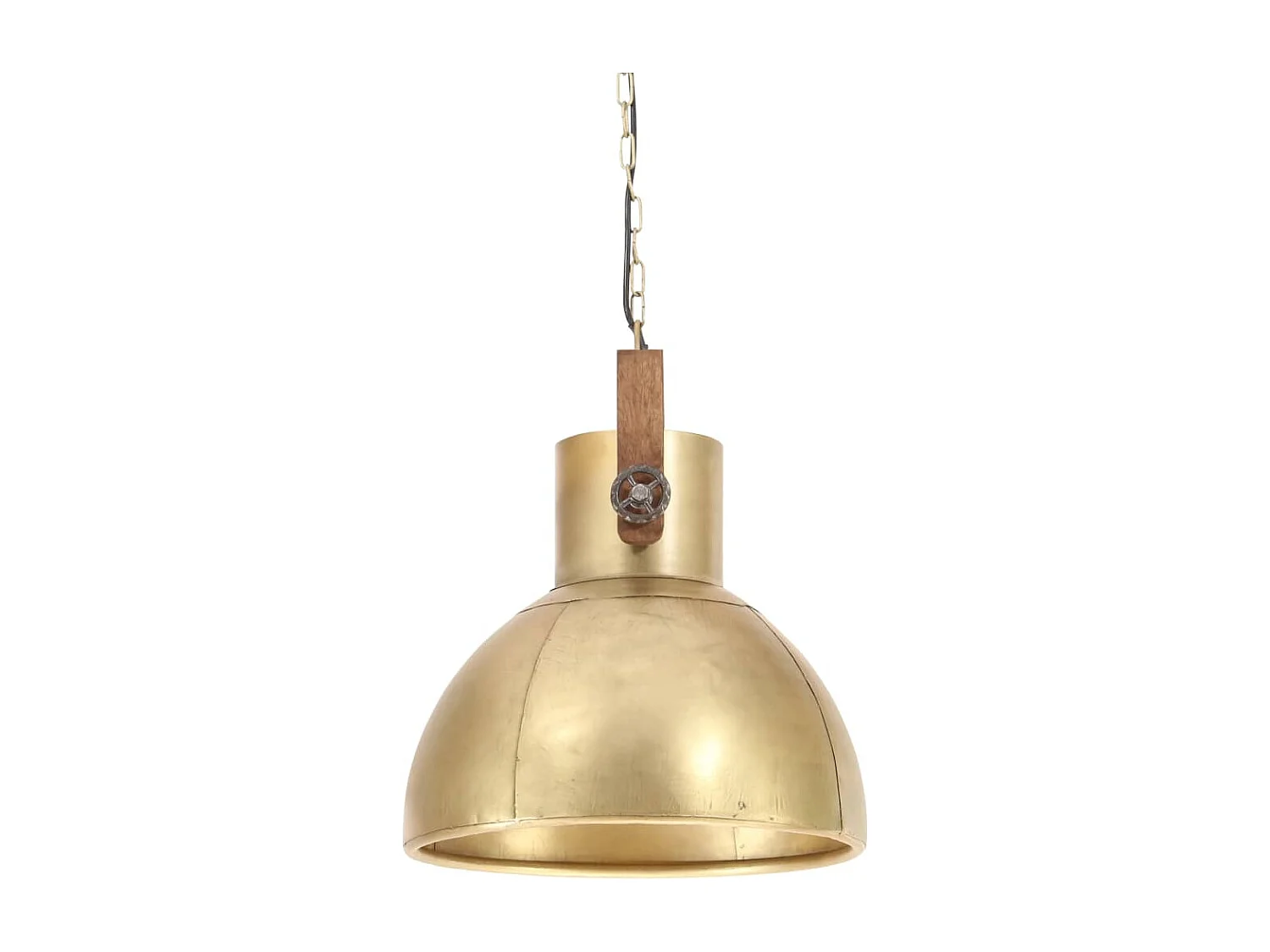 Candeeiro Suspenso Industrial Redondo em Bronze com E27 25W