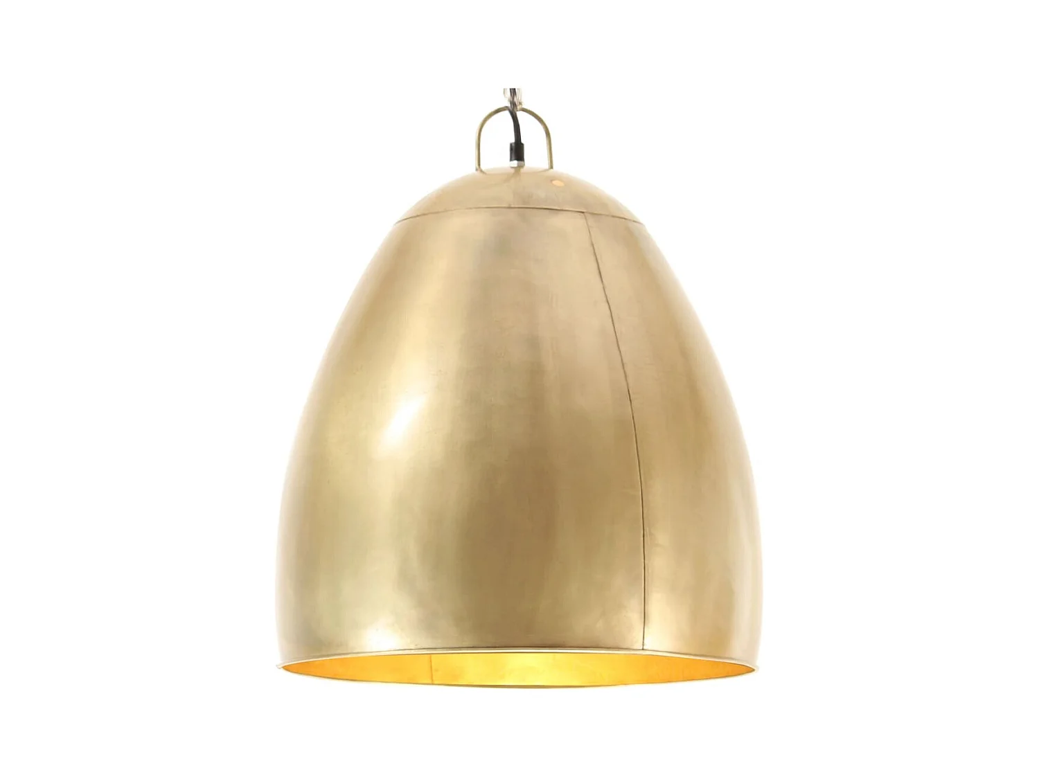 Lampe suspendue industrielle 25 W Laiton Rond 42 cm E27