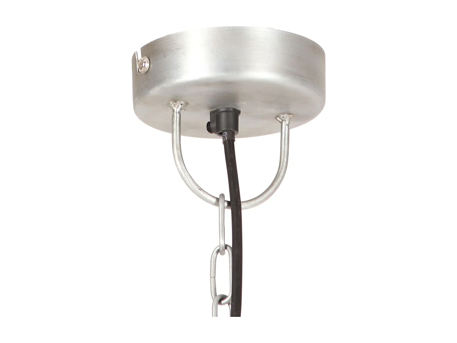 Lampe suspendue industrielle 25 W Argenté Rond 32 cm E27