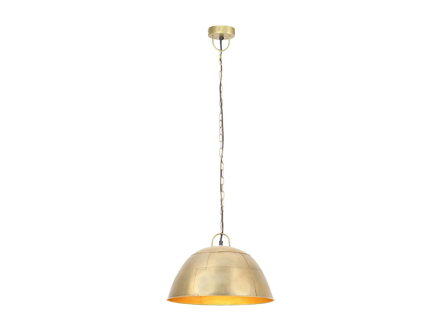 Candeeiro de Teto Vintage Redondo em Bronze com Casquilho E27 de 25W