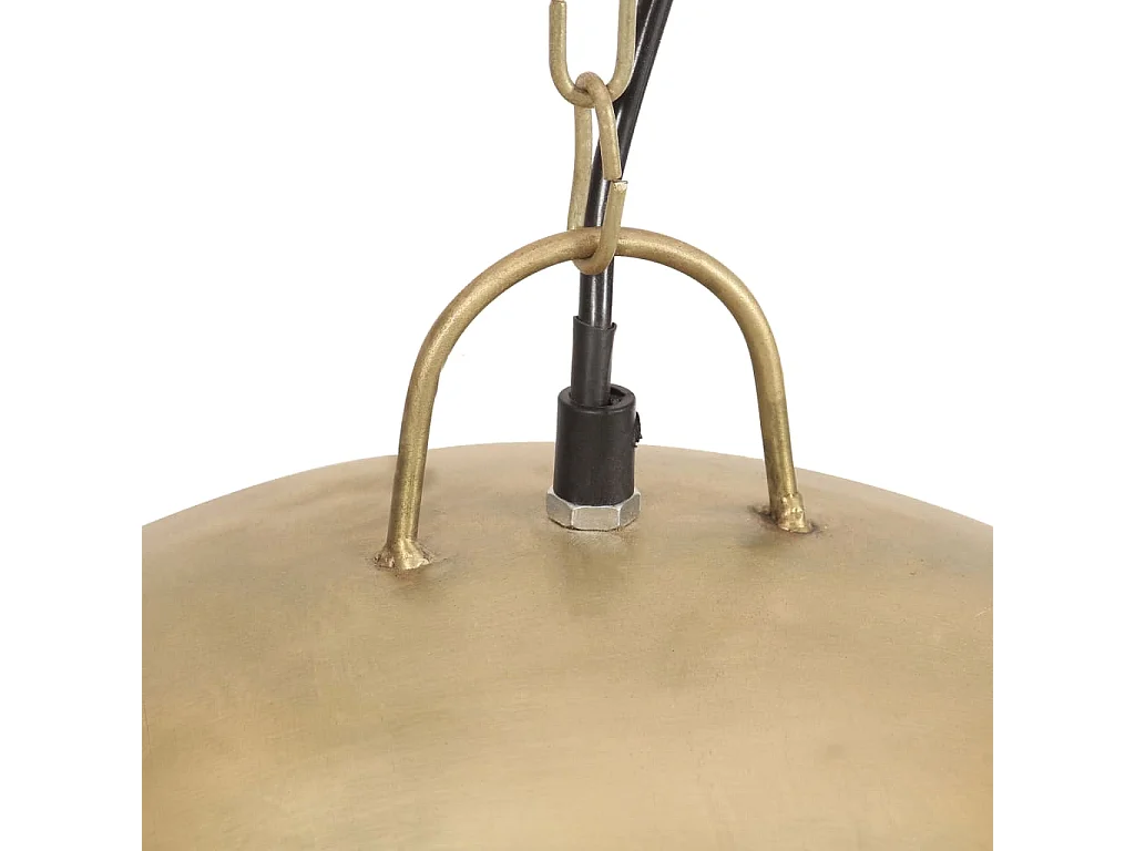 Candeeiro de Teto Vintage Redondo em Bronze com Casquilho E27 de 25W